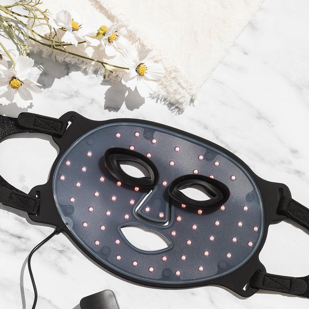 Masque led rouge visage